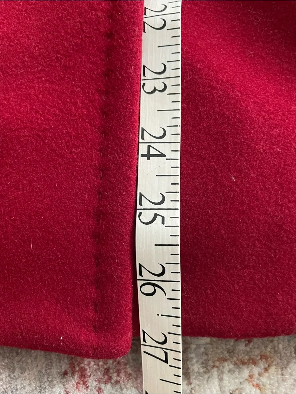 ARITZIA BABABTON Howell Red Pea Coat - Virgin Wool & Cashmere Blend - Picture 12 of 12
